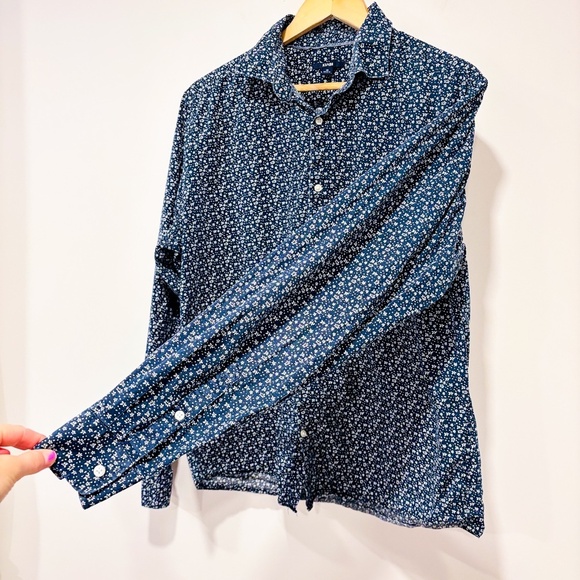 KIABI Blue floral shirt - Picture 7 of 9